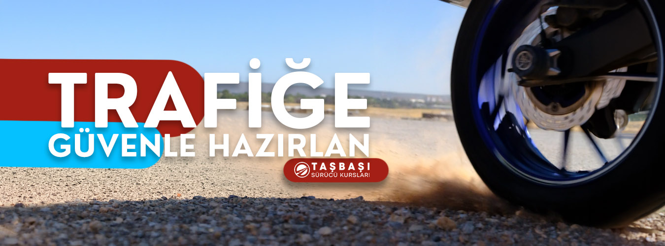 Eskişehir Taşbaşı Sürücü Kursu'nun Sloganını içeren bir görsel. 